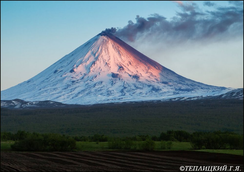 Полуостров Камчатка вулкан Ключевская сопка