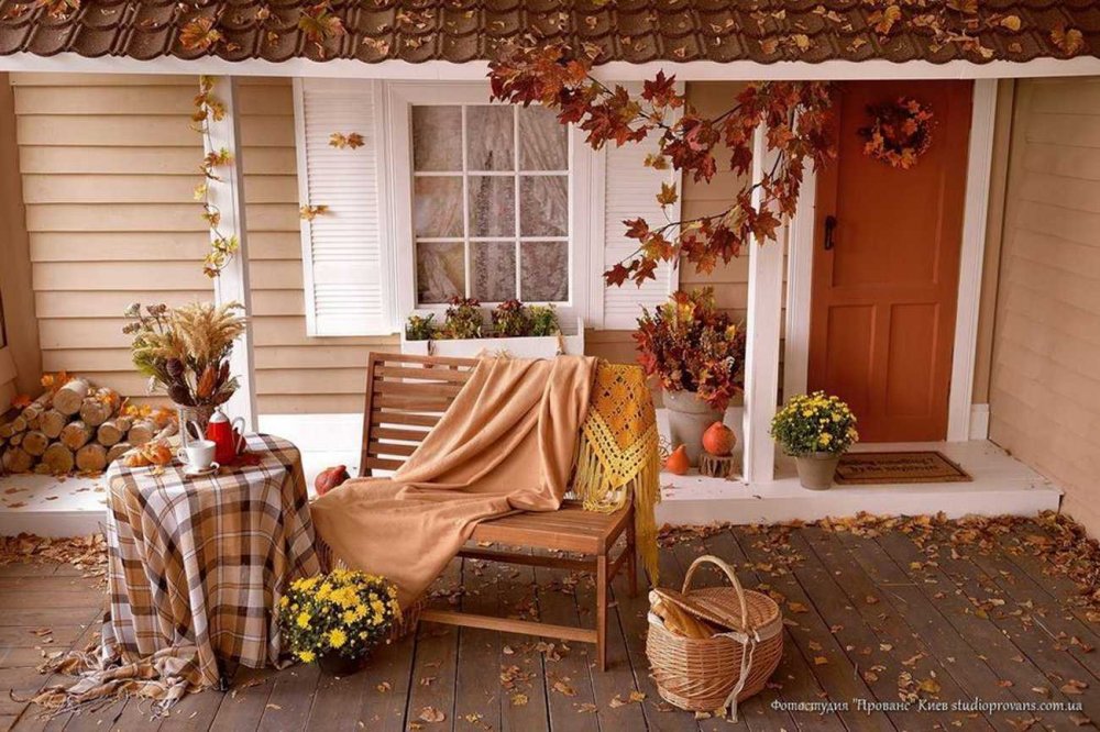 Осенний декор интерьера