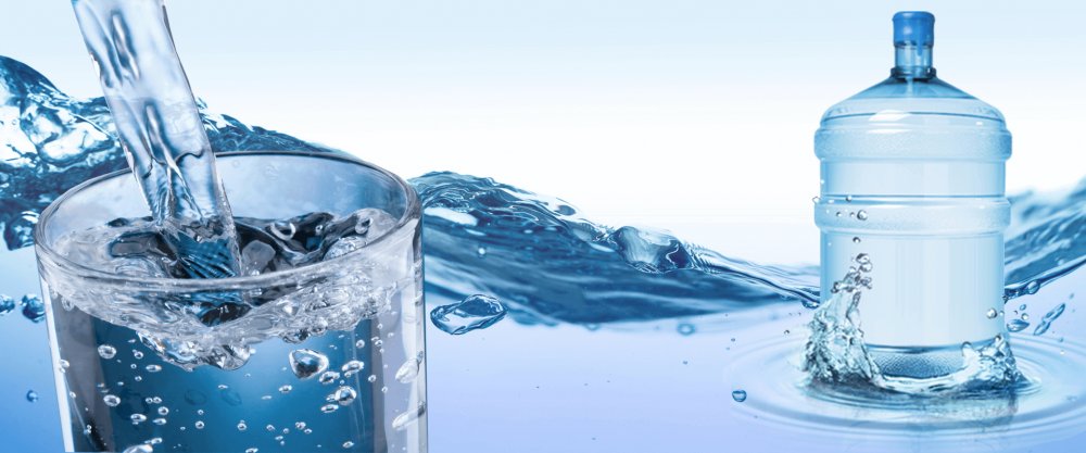 Чистая вода бутилированная