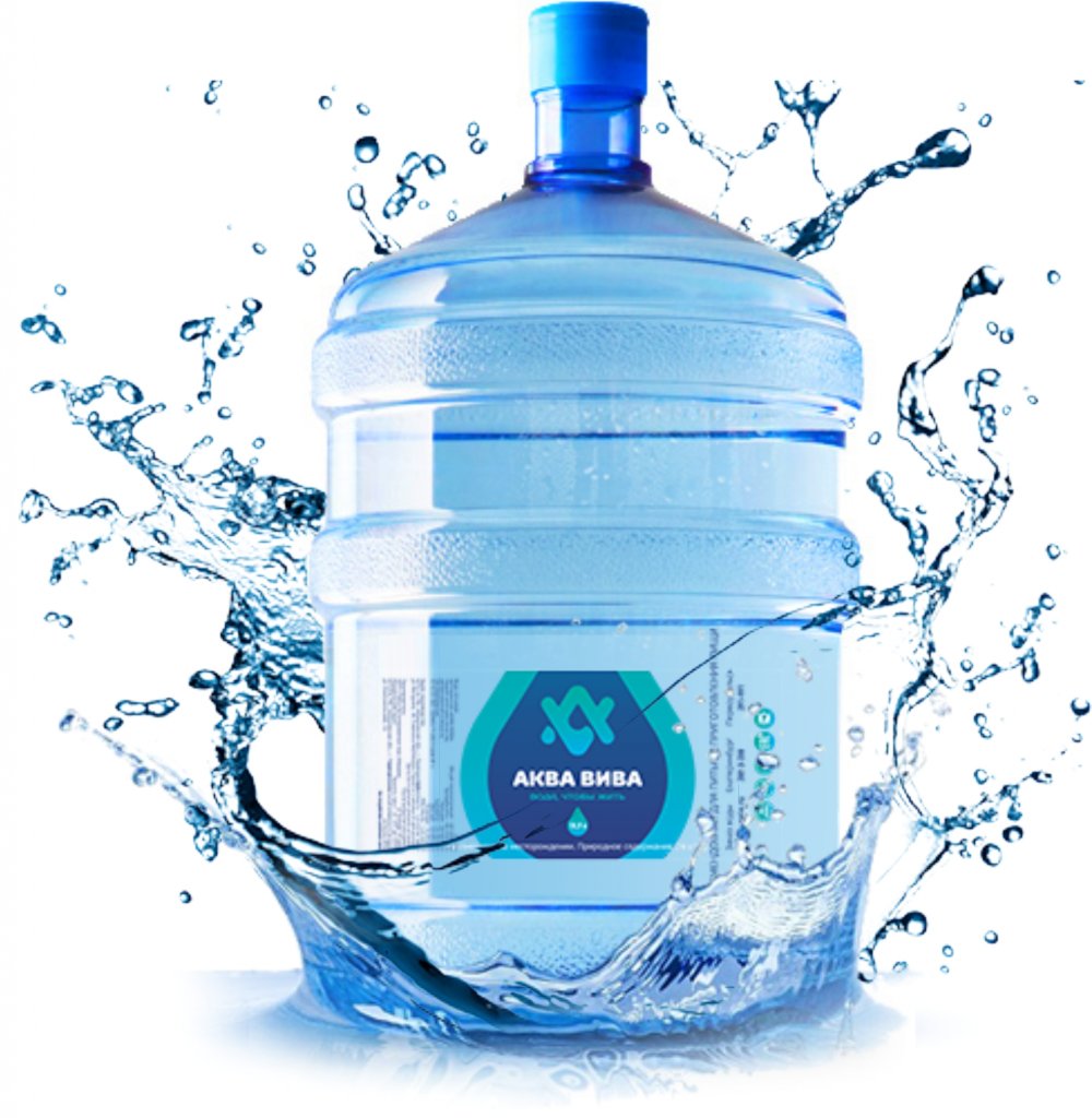 Питьевая бутилированная вода 19л фон