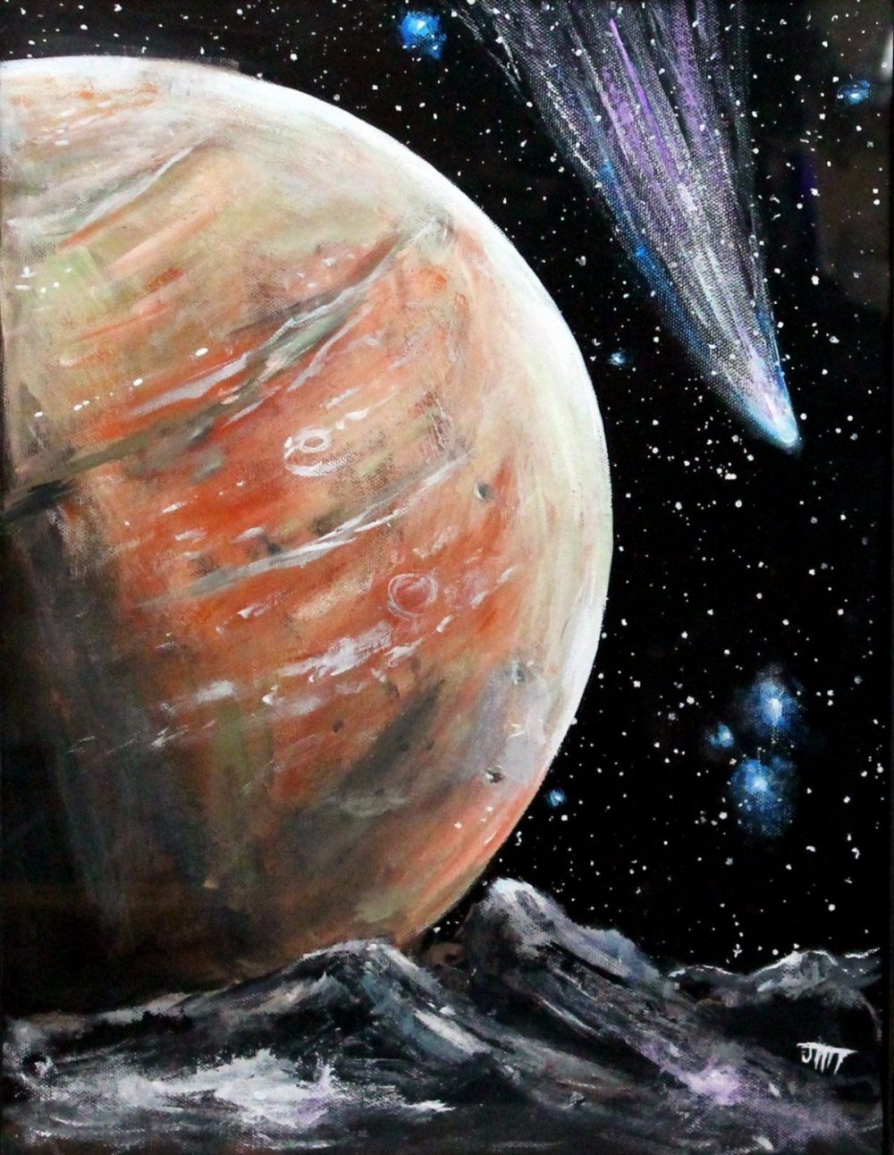 Планеты живопись