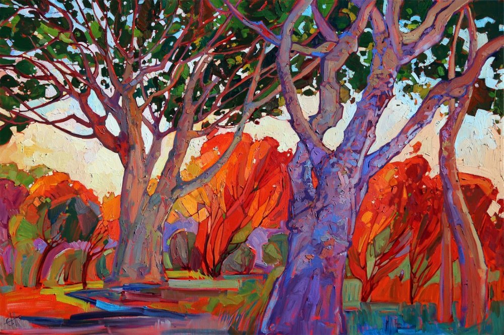 Эрин Хансон картины деревьев