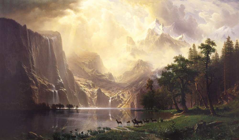 Альберт Бирштадт картины горы