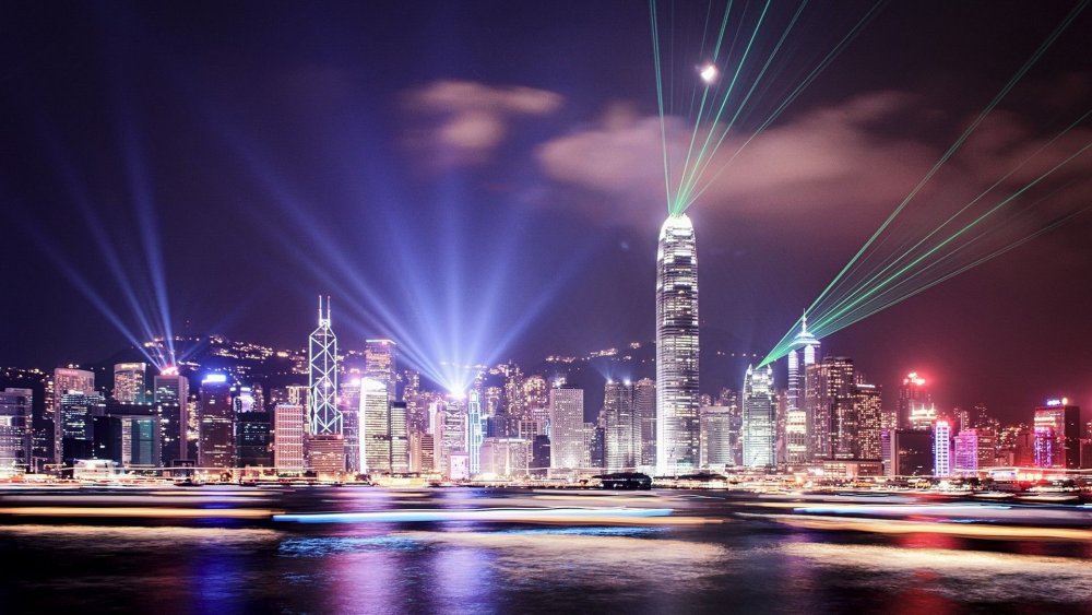 Шоу “симфония света” Гонконг