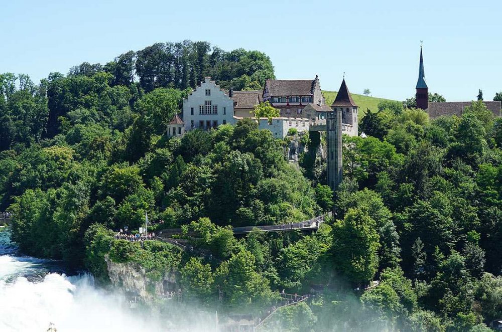 Рейнский водопад Шаффхаузен Швейцария