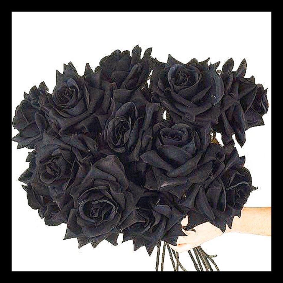 Черно синие розы
