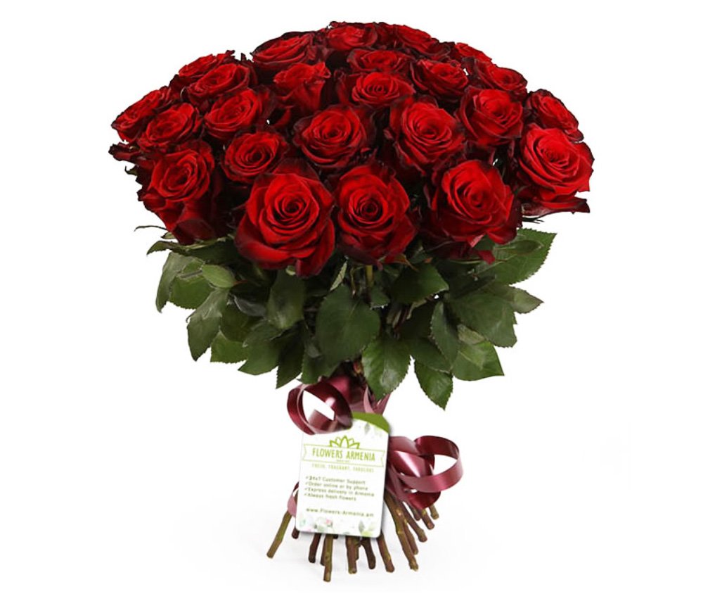 25 Красных роз "ред Наоми"