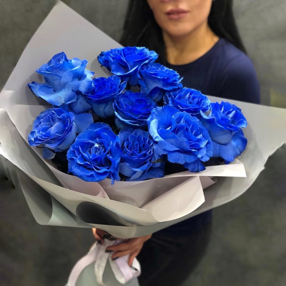 Синие розы Красноярск