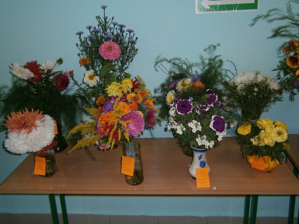 Выставка букетов цветов