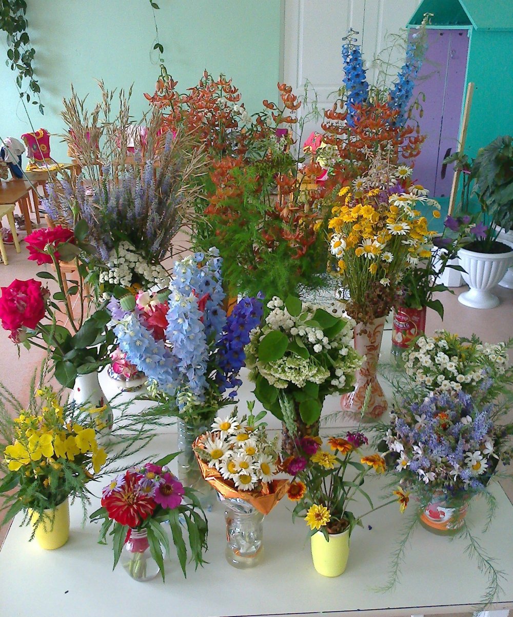 Выставка букетов цветов