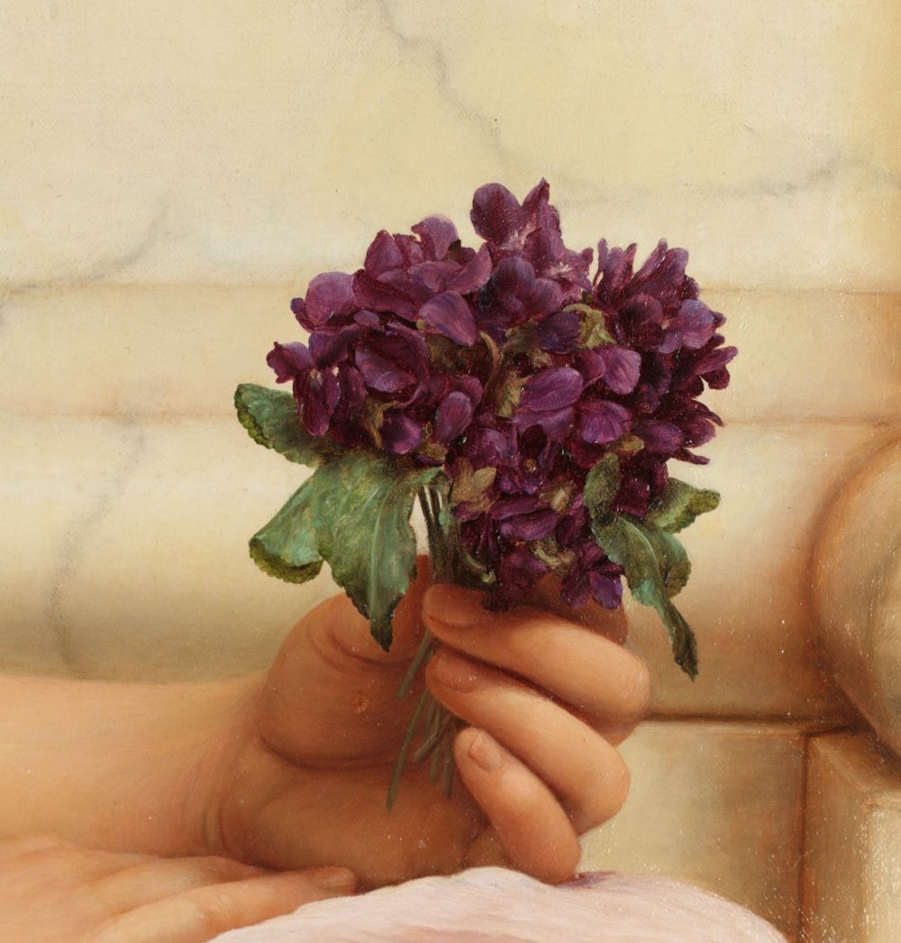 John William Godward Sweet Violets