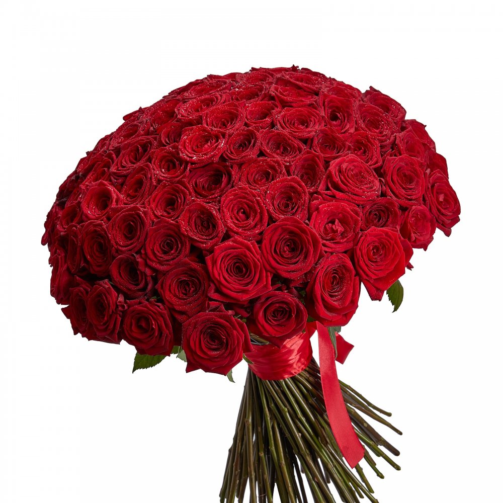 Букет «101 роза Гран при»
