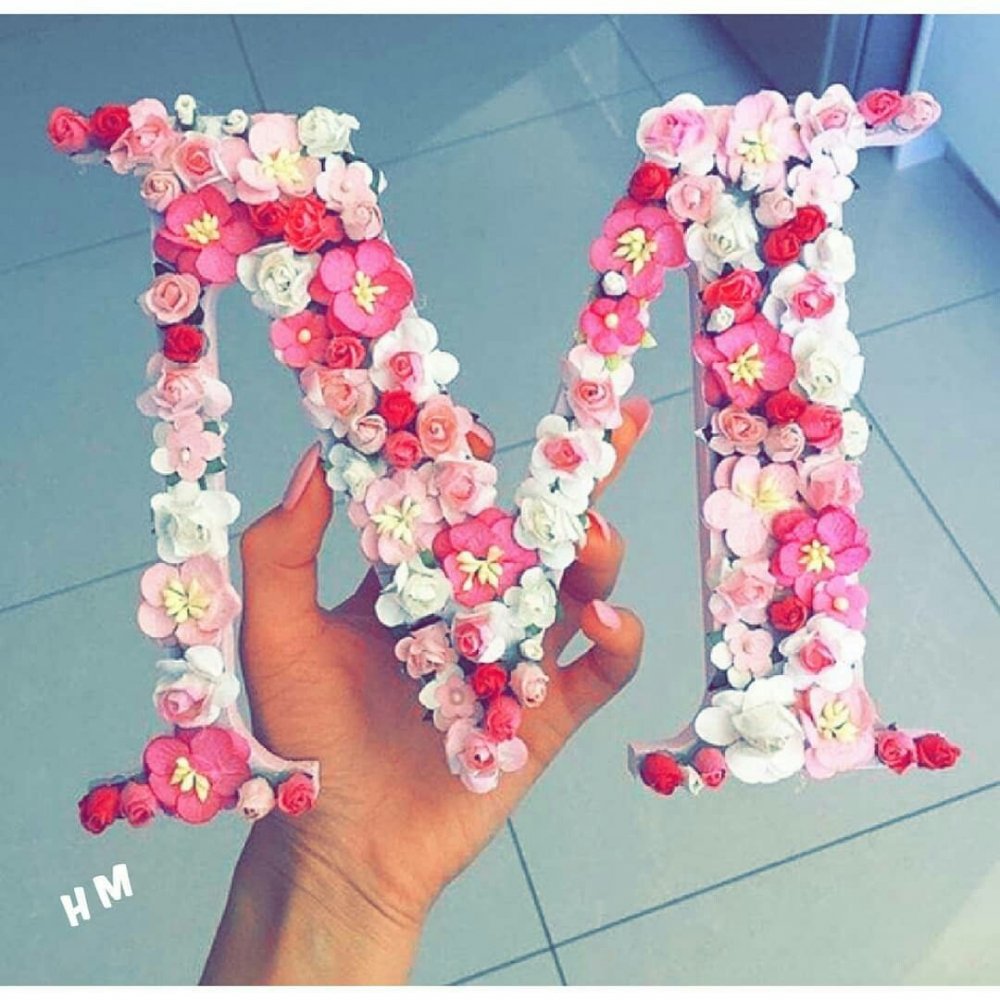 Коробки буквы под цветы