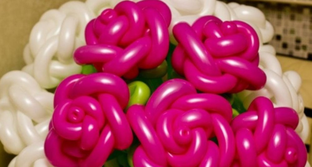 Шары цветы конфеты