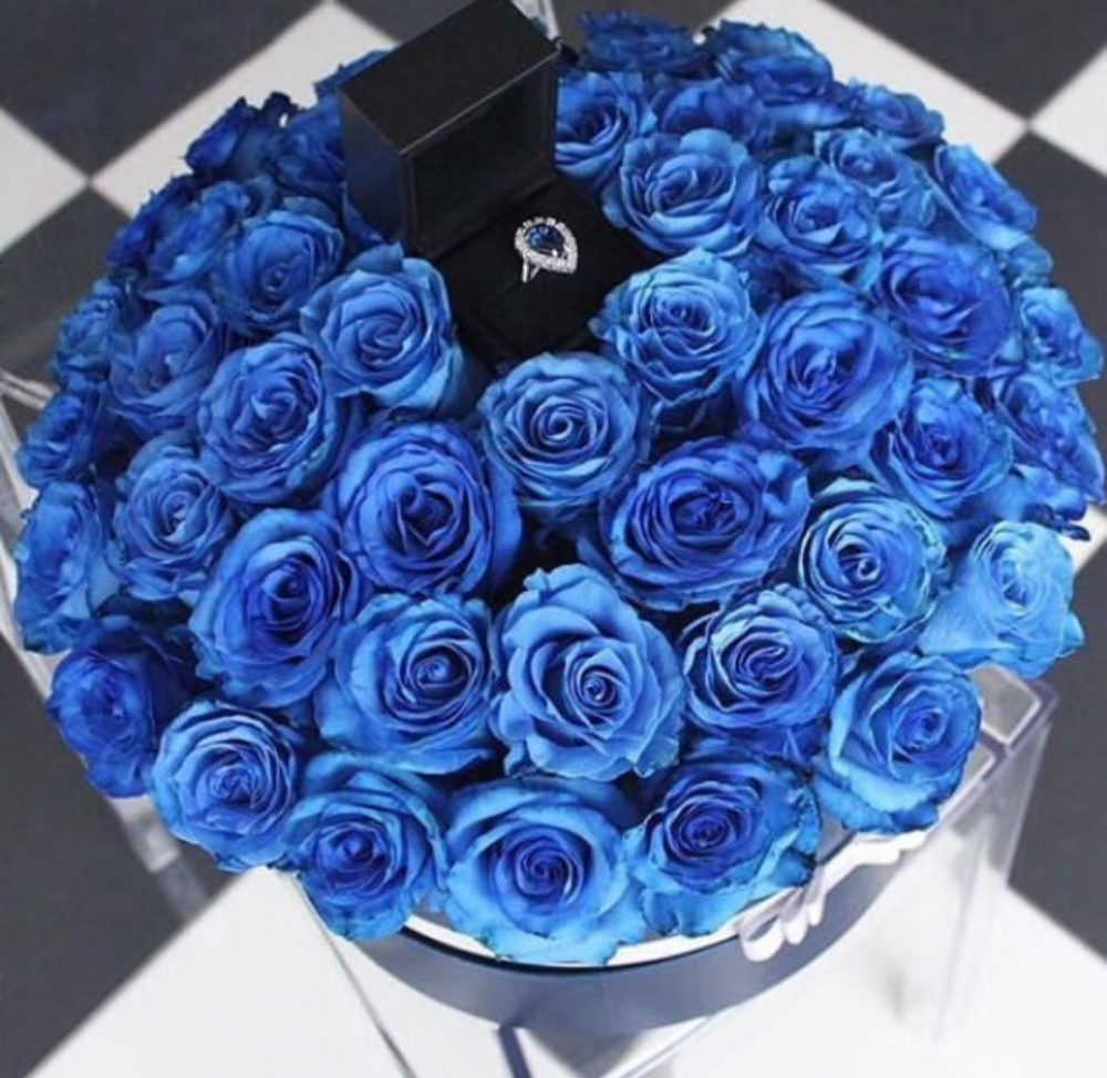 Эквадорские синие розы