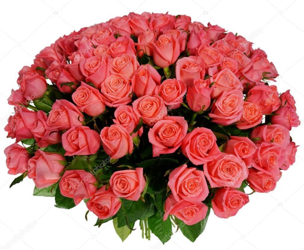 Сборный букет с красными розами