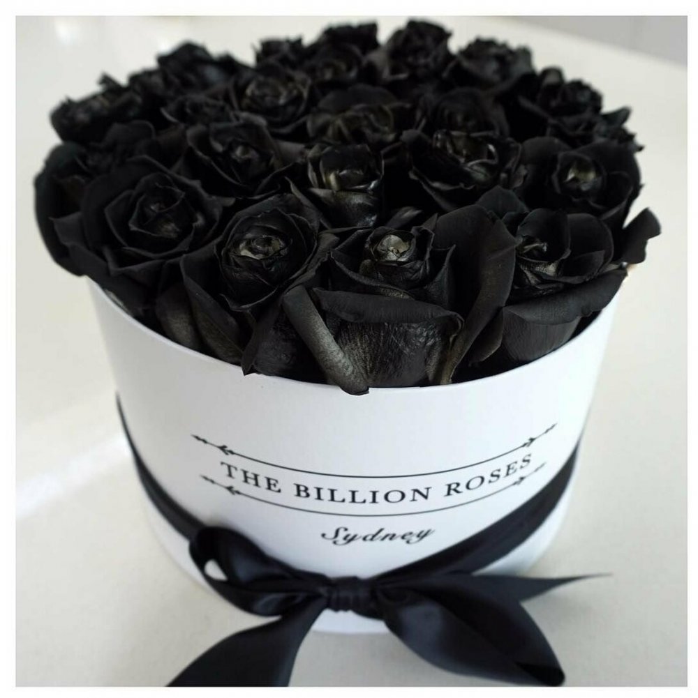 Букет черных роз Эстетика