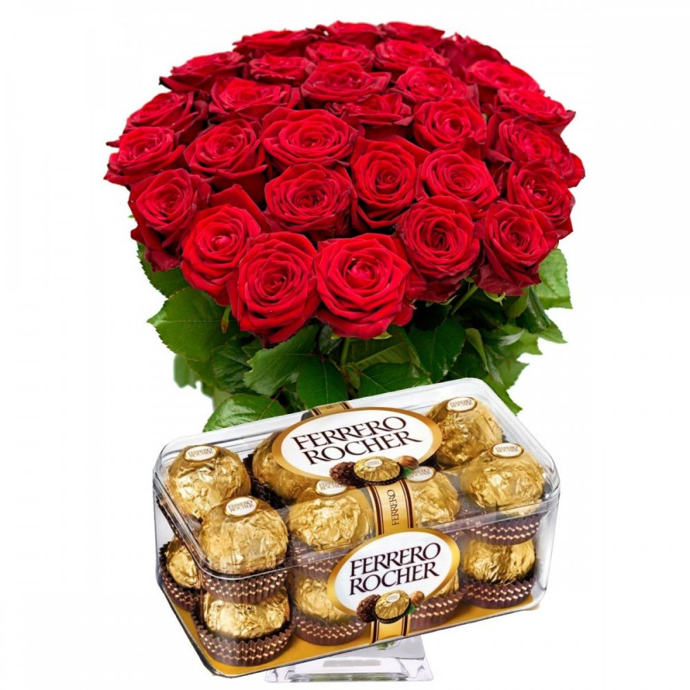 Ферреро Роше конфеты с розами
