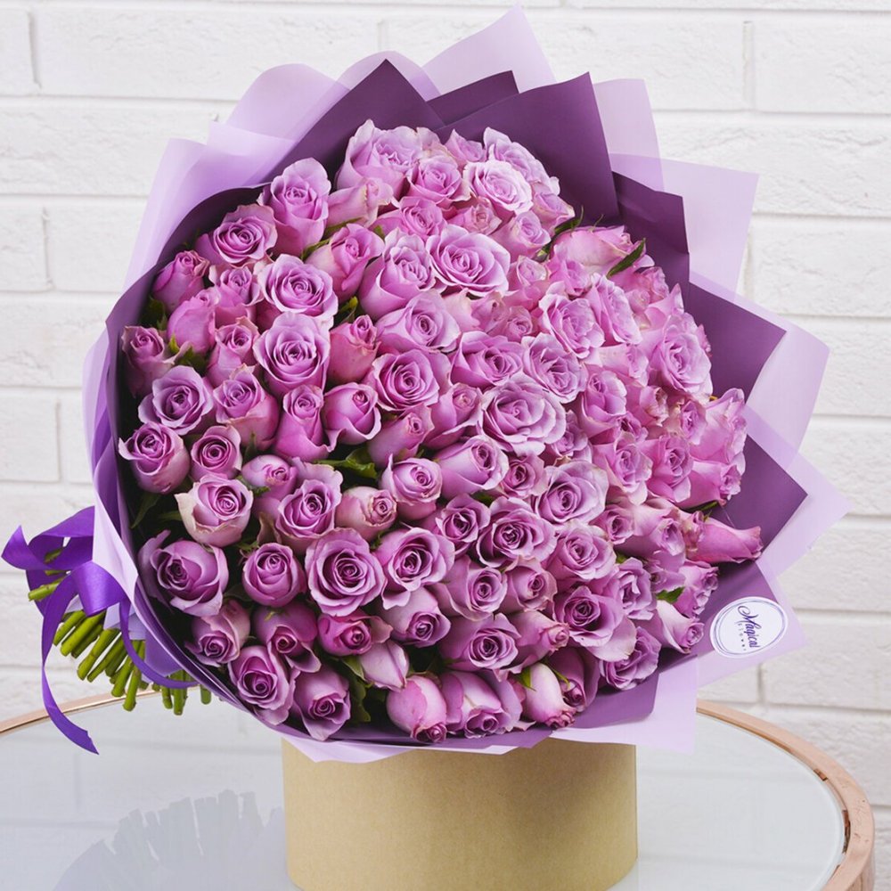 Роза Кенийская Лавандовая фиолетовая