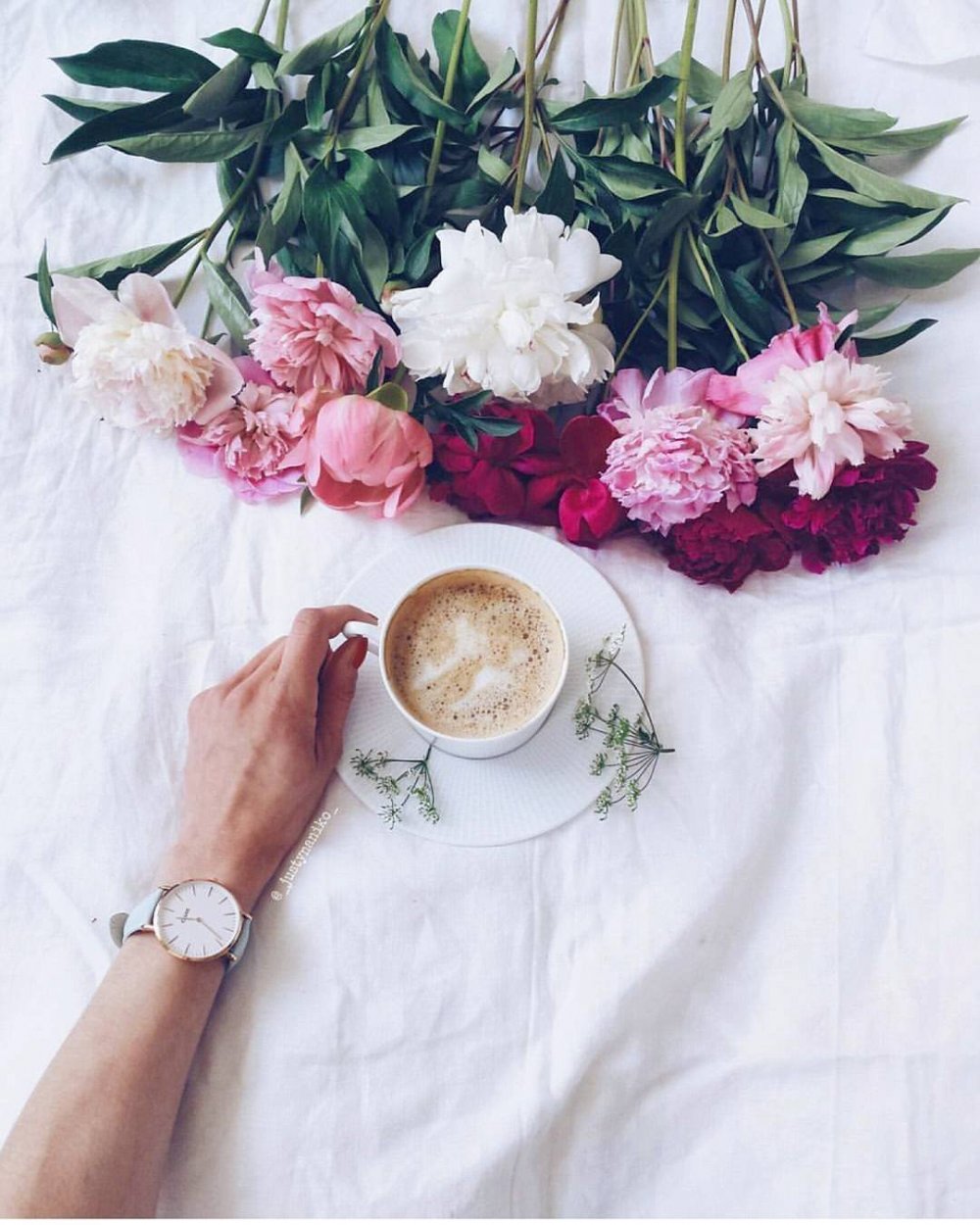 Стильные композиции кофе цветы