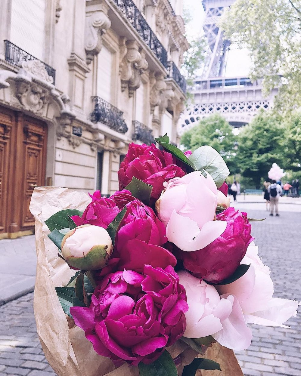 Романтичный букет цветов
