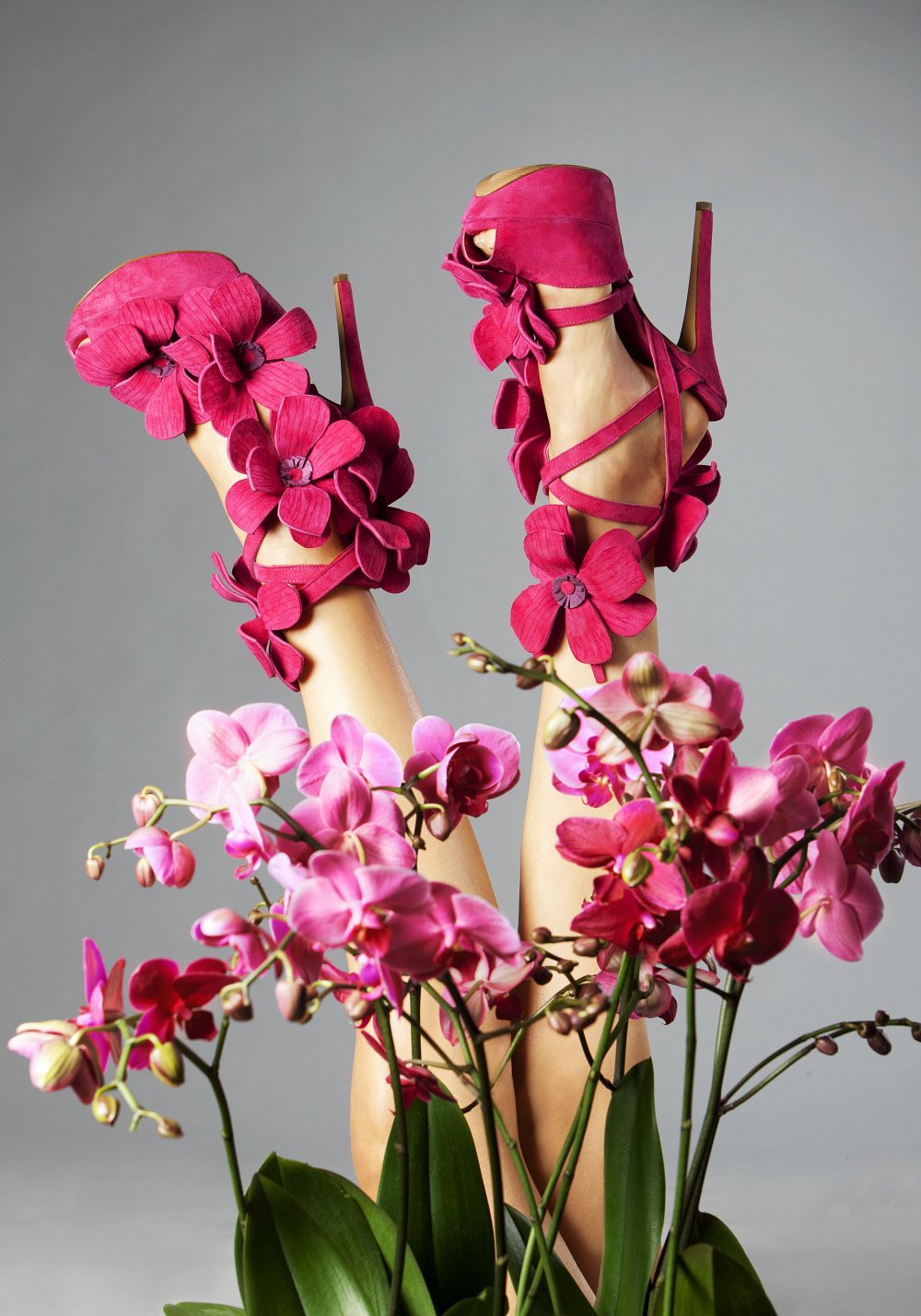 Туфли с цветами