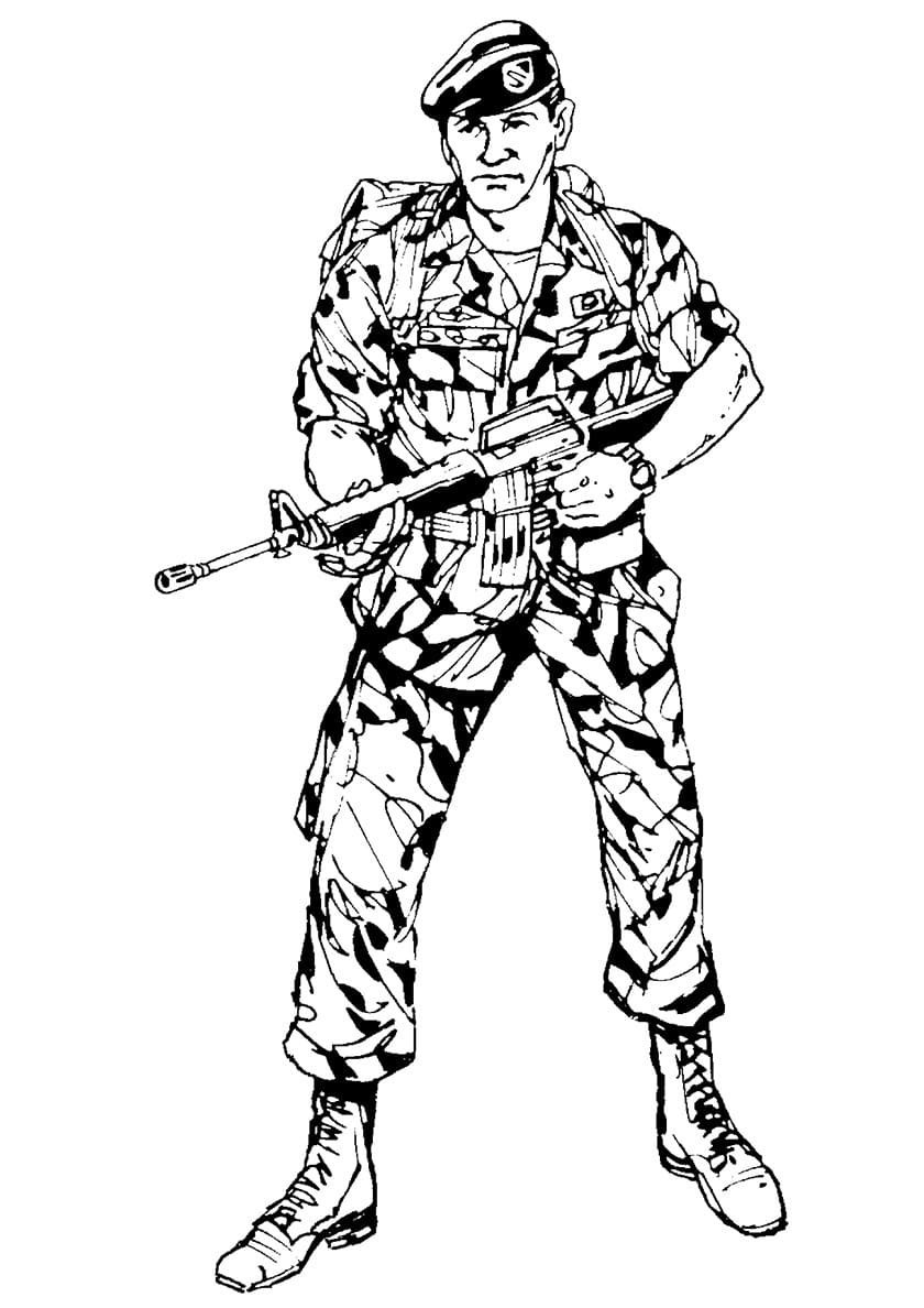 Рисунки солдатов