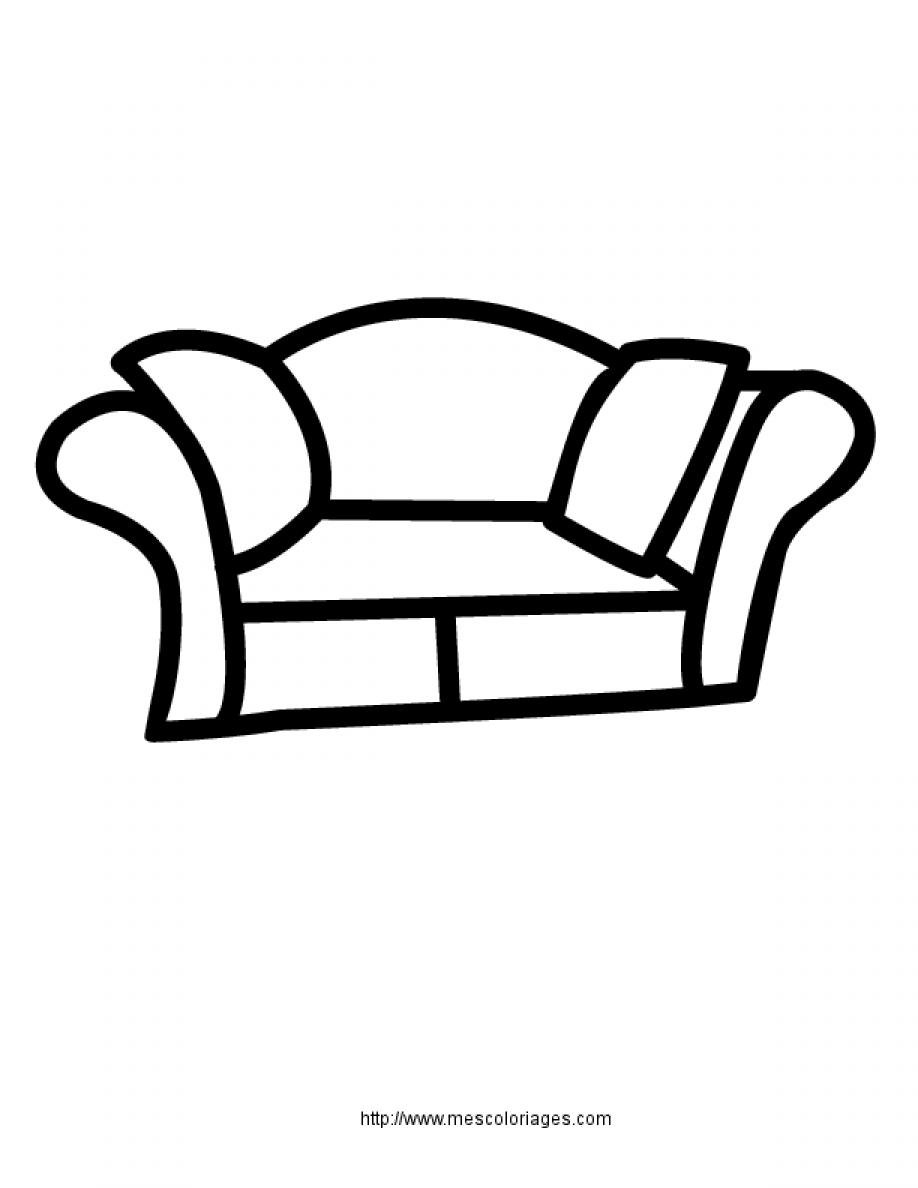 Графическое изображение дивана