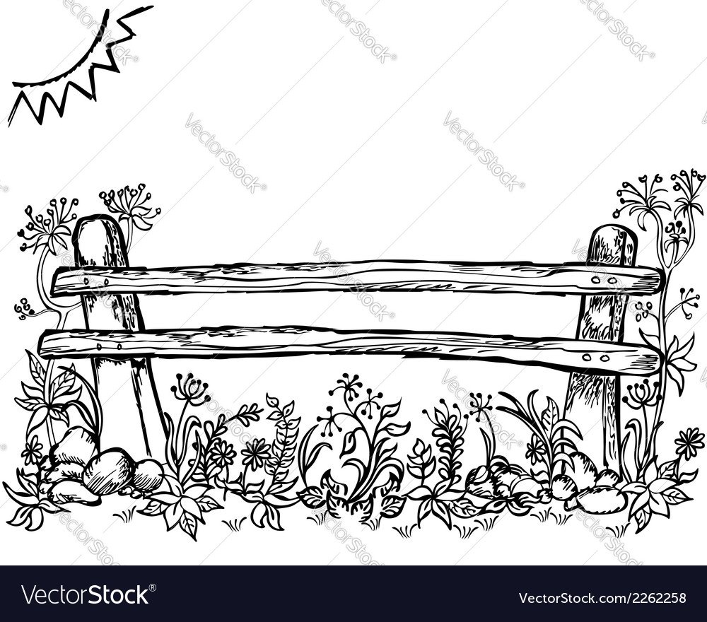 Деревянный забор силуэт