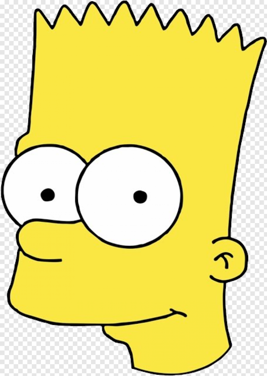 Барт симпсон голова