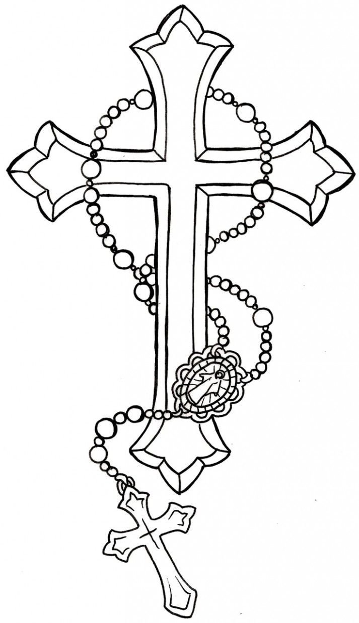 Эскизы крестов для тату