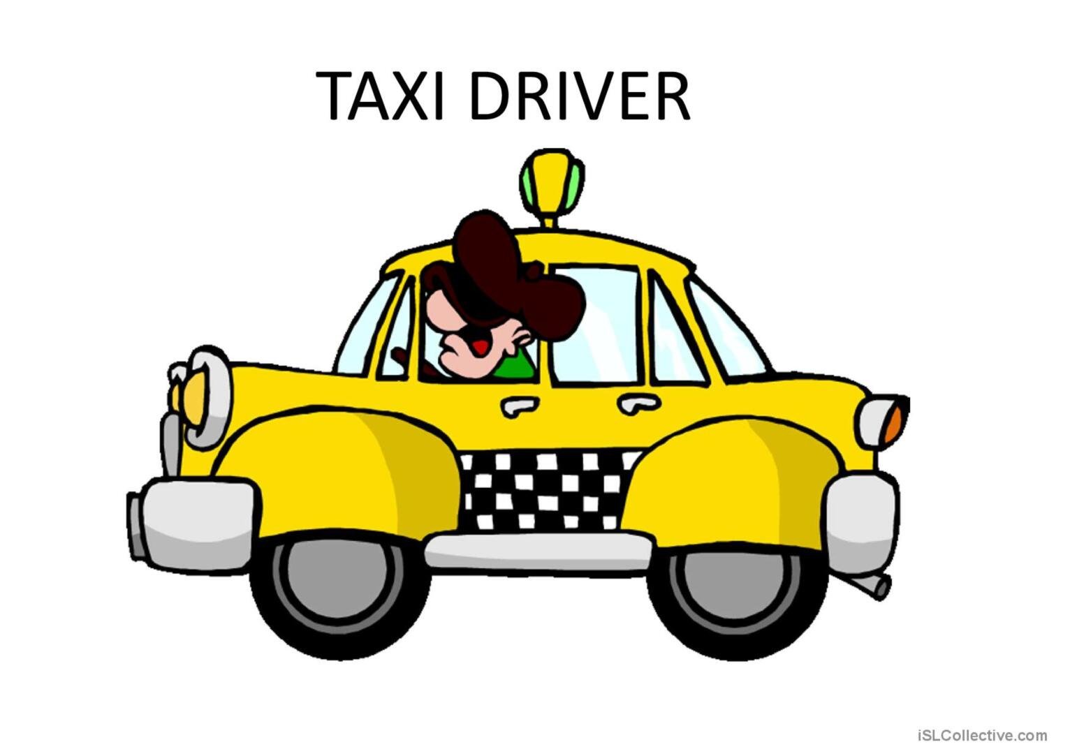 Водитель такси картинка