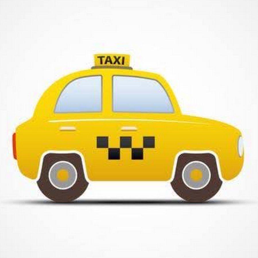Мультяшная машинка такси