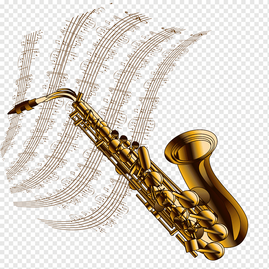 Саксофон рисунок