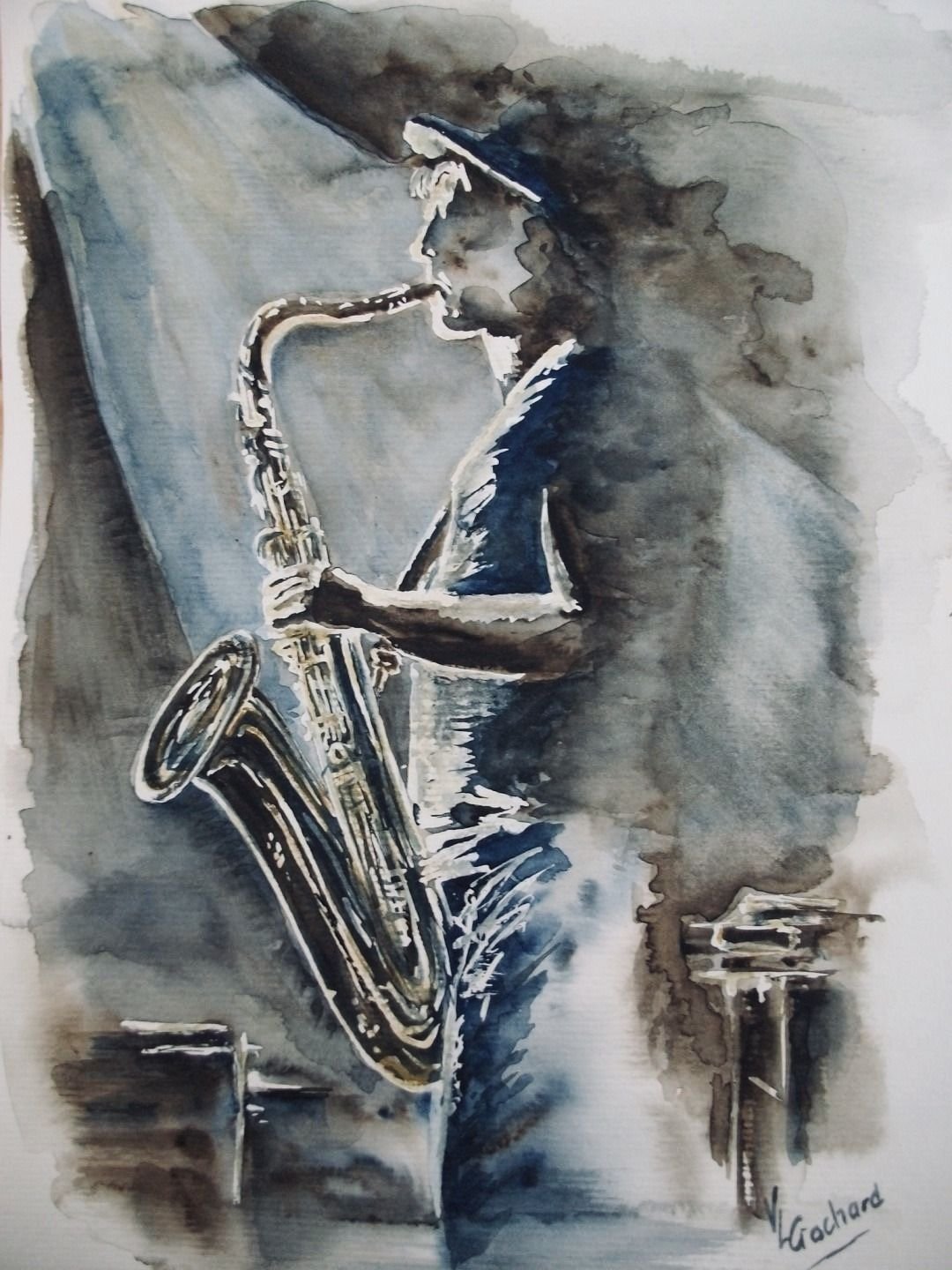 Саксофон 70. Картина Пикассо саксофонист. Саксофонист в джазе живопись. Картина саксофонист/саксофонистка. Саксофонист уличный музыкант живопись.