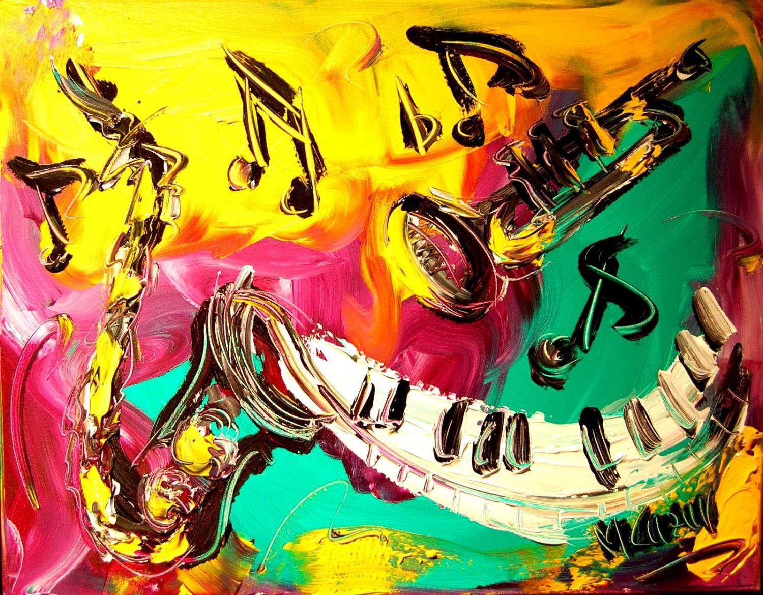 Песня краски с днем рождения. Джаз в живописи. Картины на тему джаз. Картины в музыкальном стиле. Джаз абстракция.