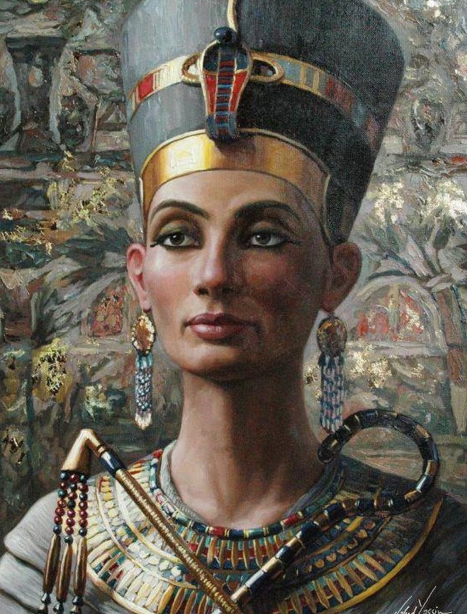 Египетская царица Нефертити арт