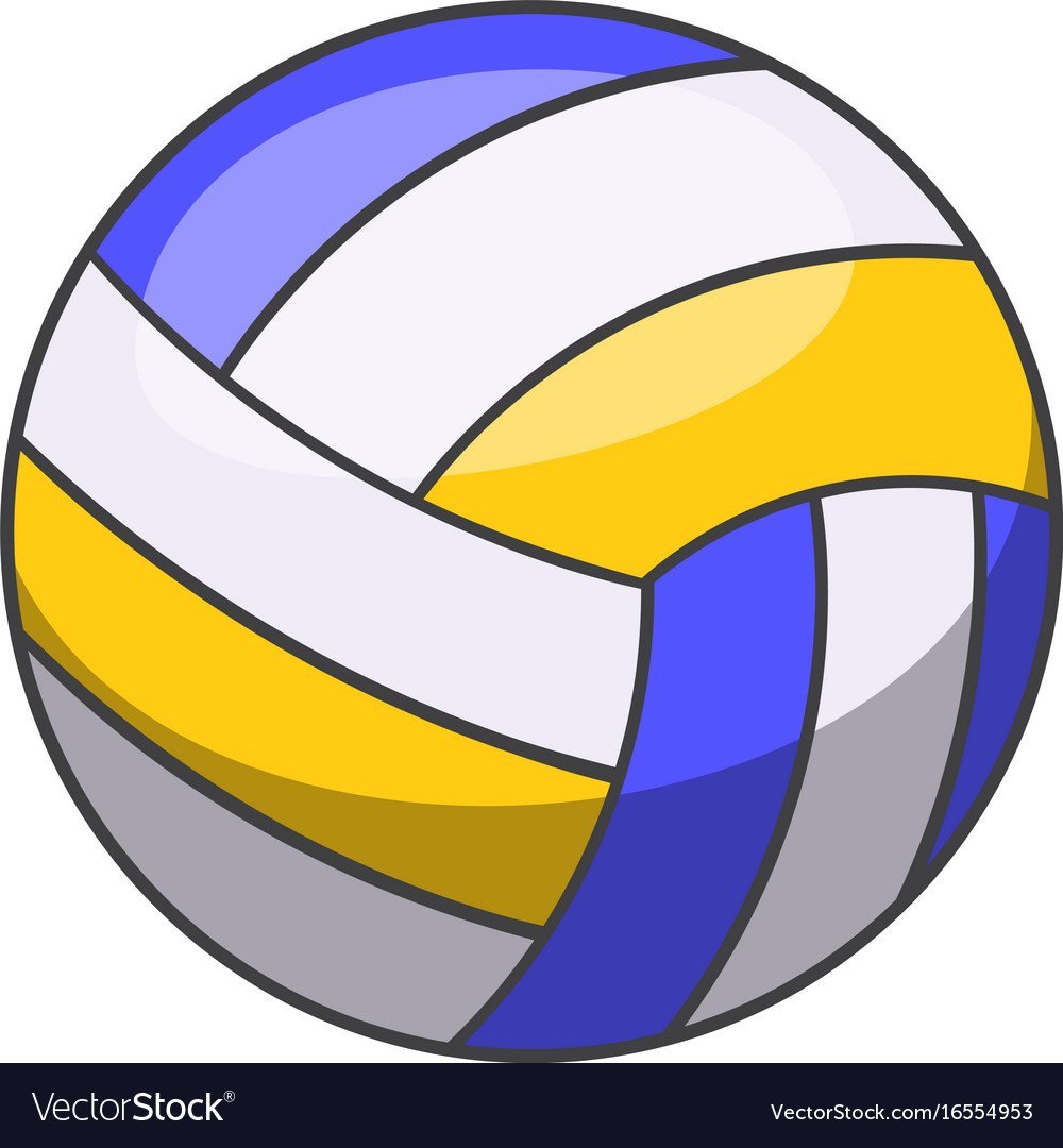 Разрисованный волейбольный мяч