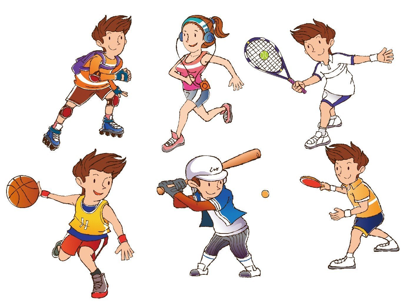 Спортсмены играющие в игры. Спортивные рисунки. Летние спортивные игры для детей. Спорт картинки для детей. Спортивные картинки для презентации.