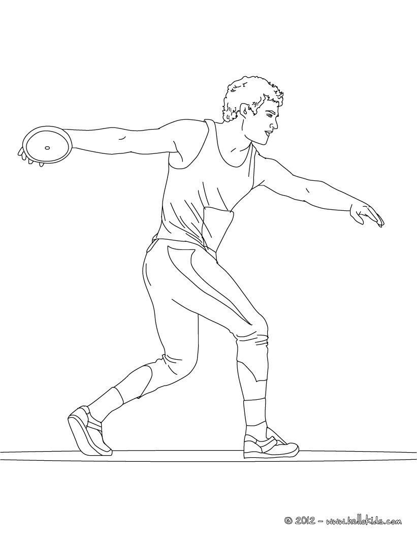 Спортсмен рисунок карандашом