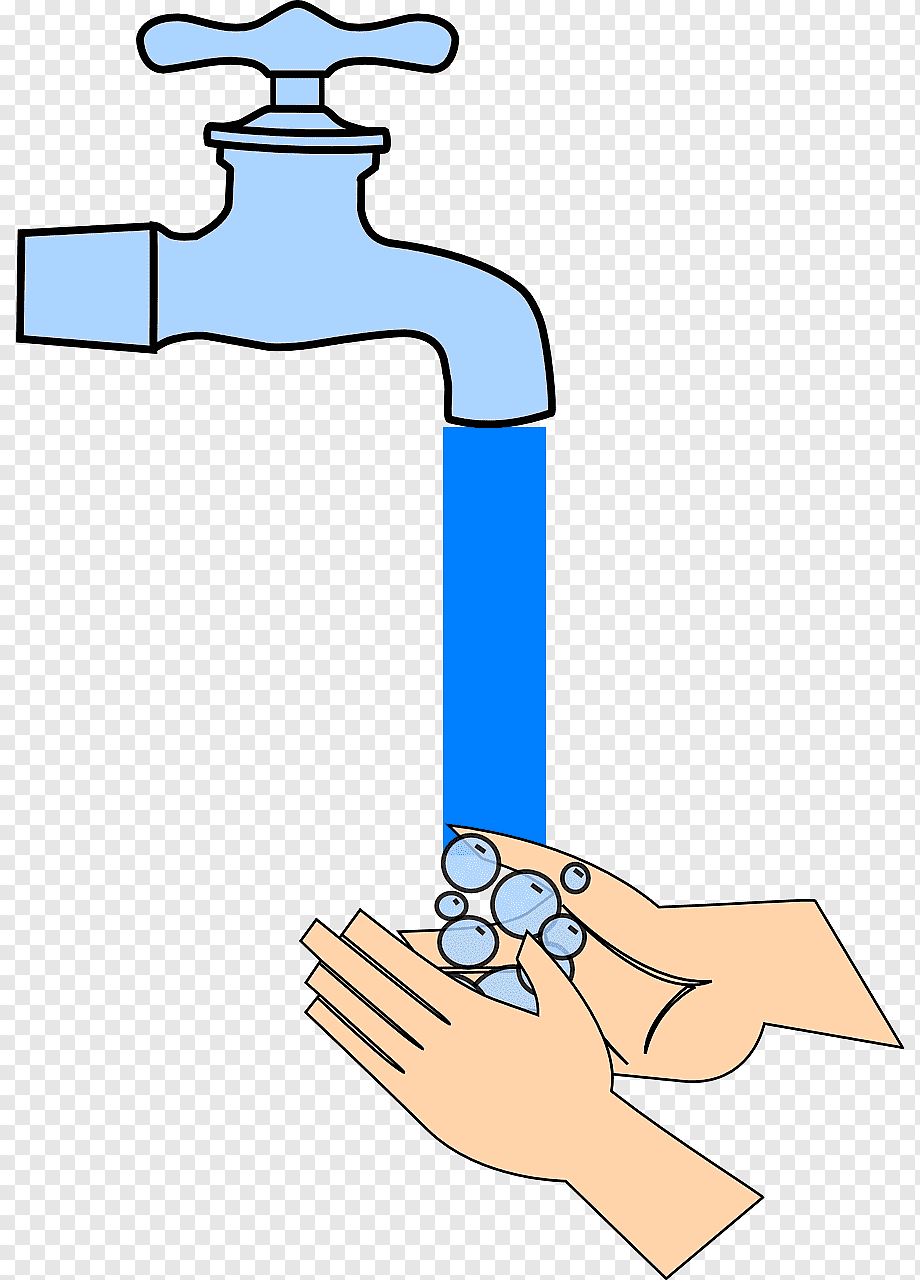Кран с водой для детей