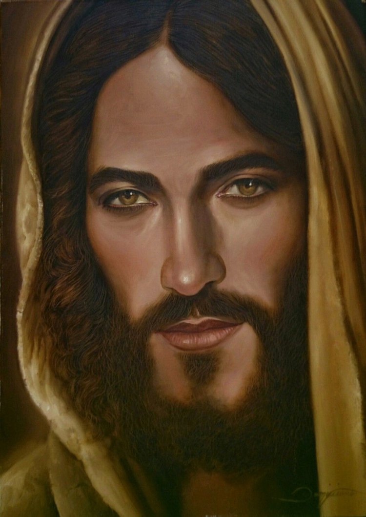 Силуэт лица Иисуса