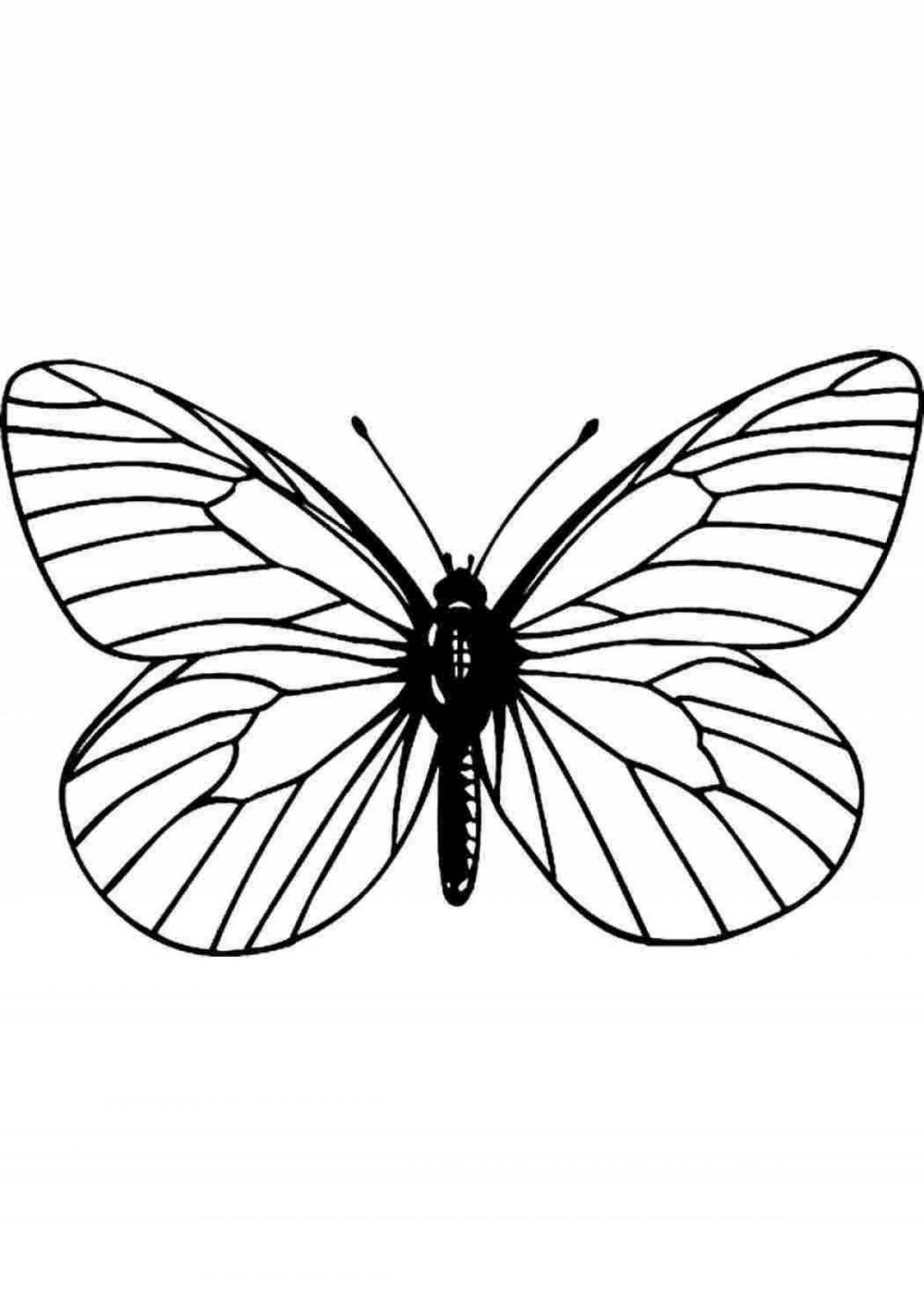 Эскиз тату бабочка Минимализм