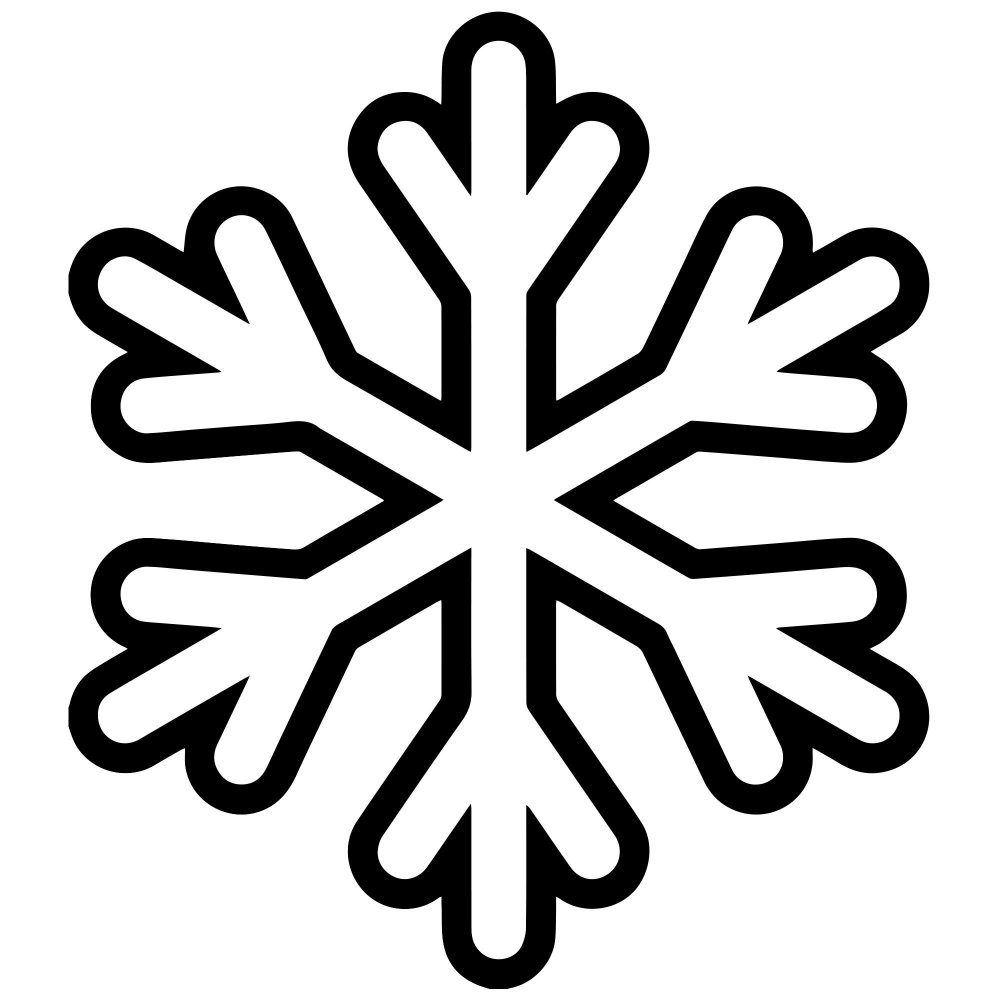 Центральная симметрия Снежинка