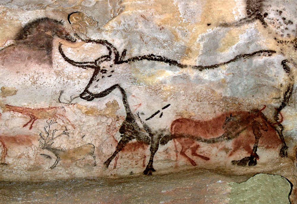 Мамонт в пещере Альтамира