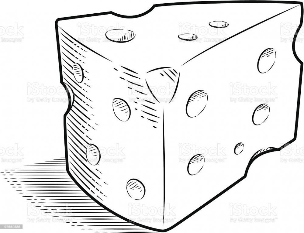 Сыр силуэт