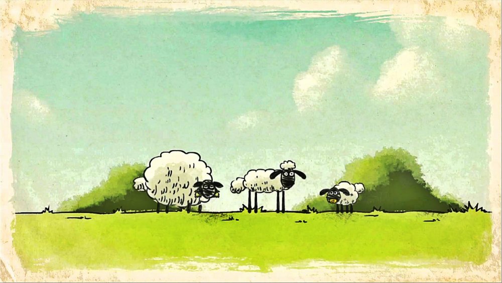Милые овечки мультяшные