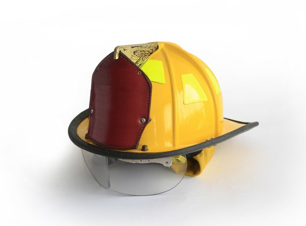 Каска пожарная Каллиста желтая