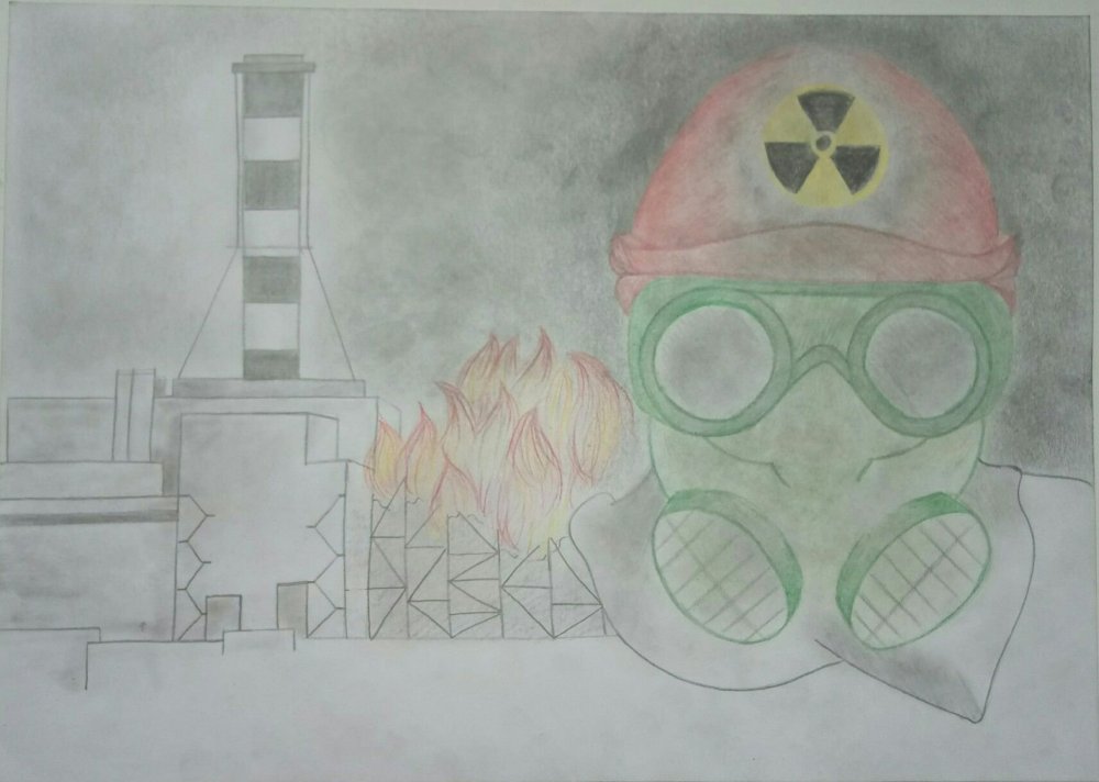 Раскраска сталкер Чернобыль