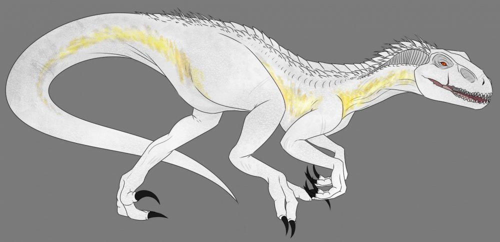 Раскраски парк Юрского периода Спинозавр